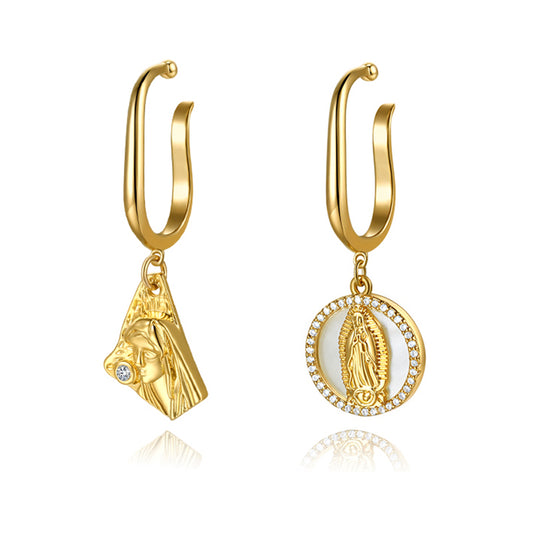 Mismatched Vintage Cuff Earrings