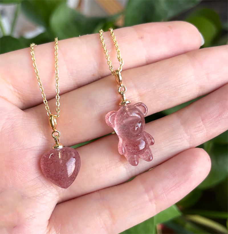 Grape Gummy Bear Necklace