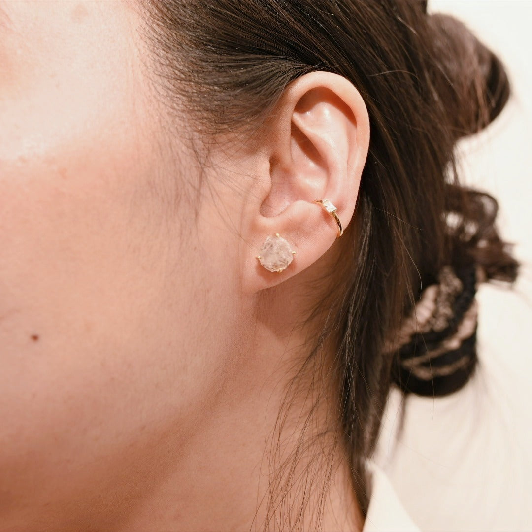 Herkimer Diamond Studs