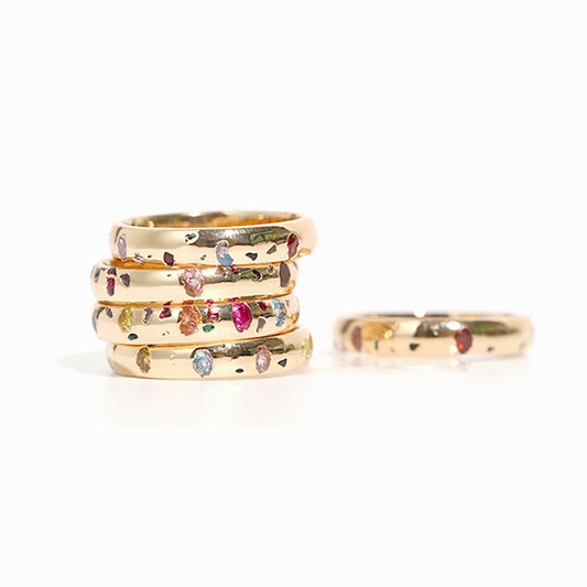 Rainbow Rock Band Ring