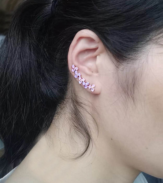 Pretty Petal Climber Earrings